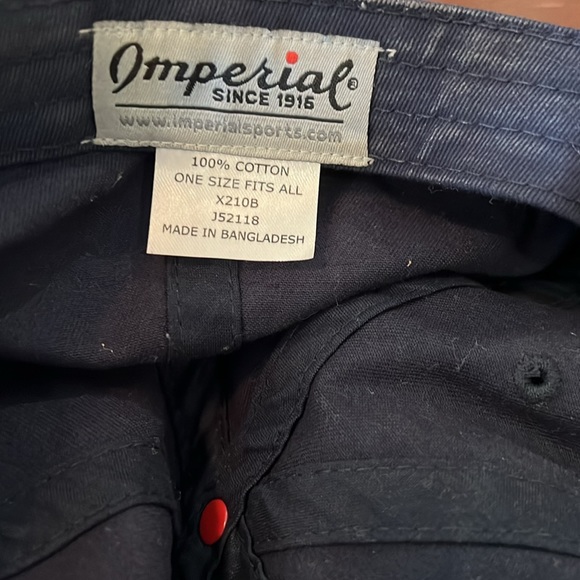 Navy Adjustable Curly Tail Hat - Picture 3 of 4